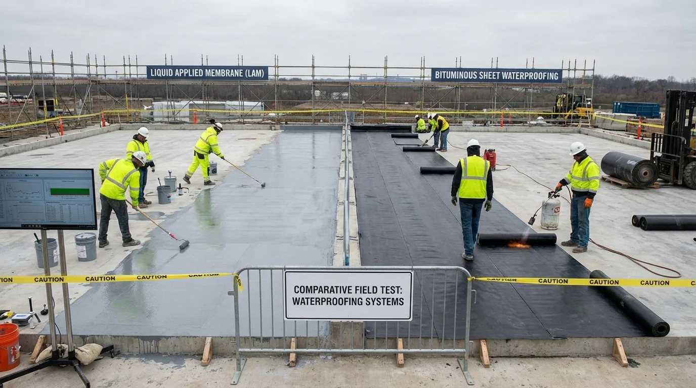 Copertina: Guaina liquida vs guaina bituminosa: confronto costi e durata nel tempo
