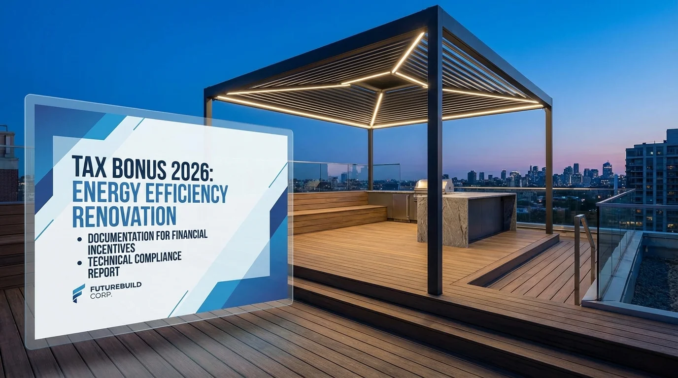 Copertina: Rifare il terrazzo con i bonus edilizi 2026: guida completa e documenti necessari